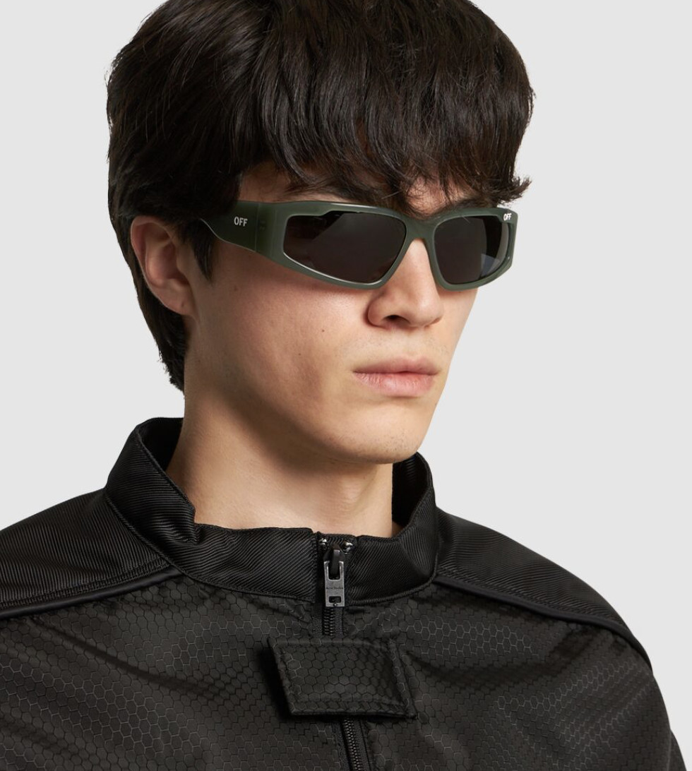 NEW Off-White Kimball OERI118S24PLA0015707 Sunglasses 64mm 100% Authentic