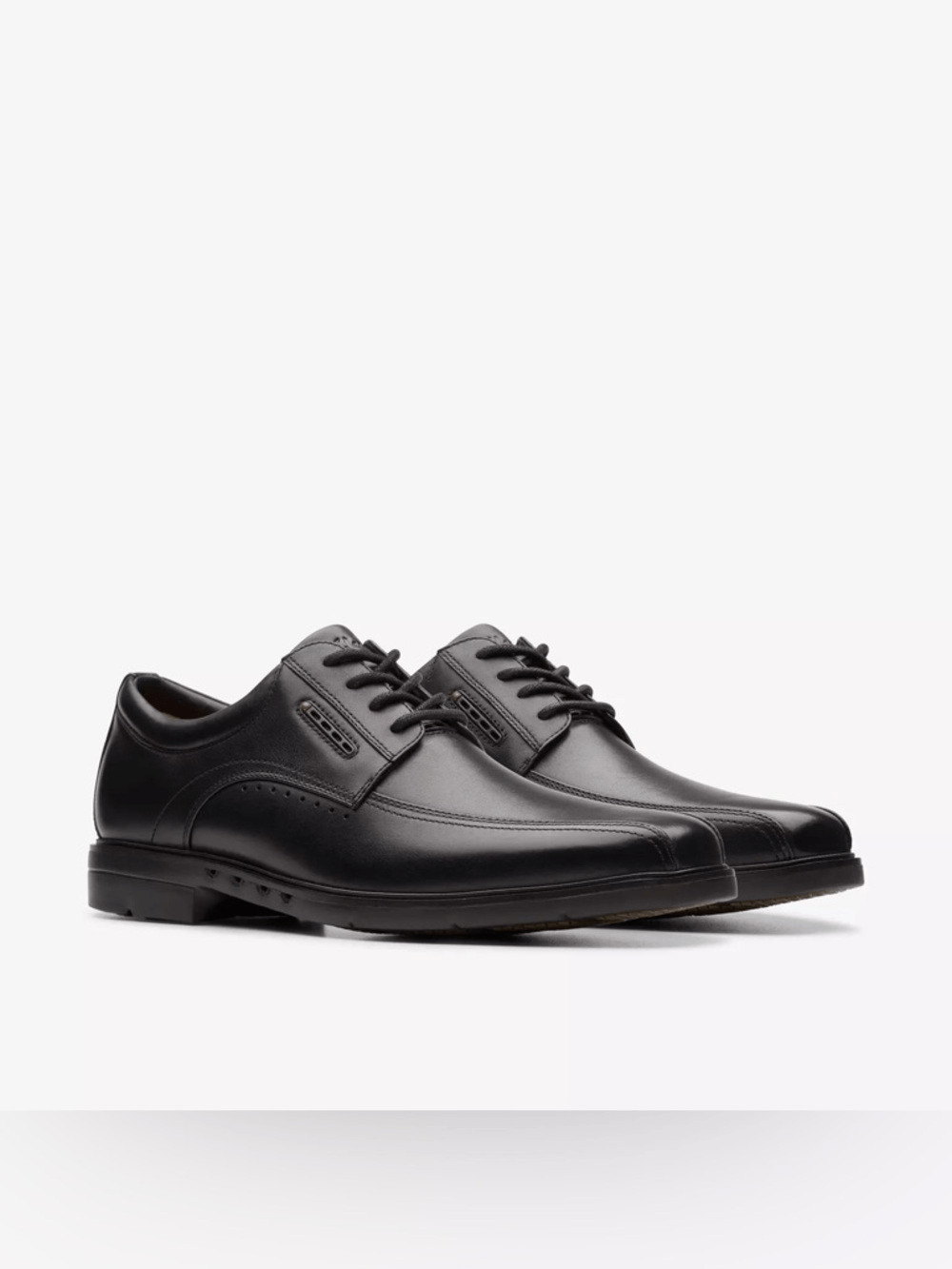 Clarks Un Kendric Way black leather dress shoe sz 13