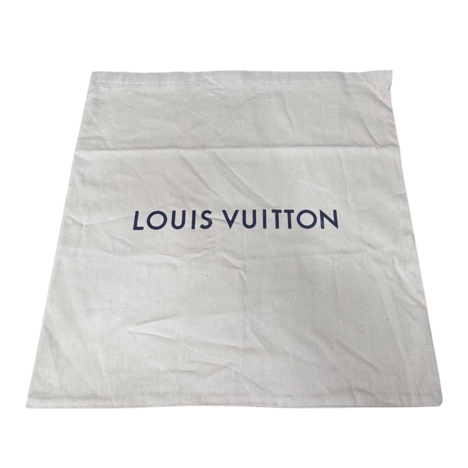 Louis Vuitton Dust Bag 17×17 Drawstring Storage Cotton Travel classic Authentic