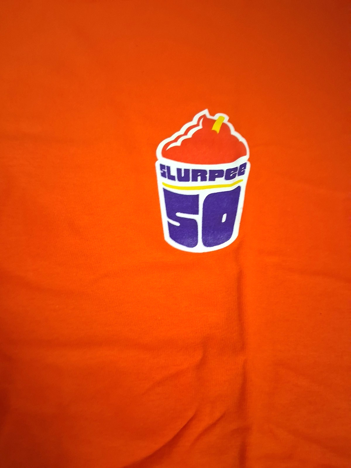 *New in Package* Rare 7-11 Slurpee 50th Birthday T-Shirt-Red-Men’s Large
