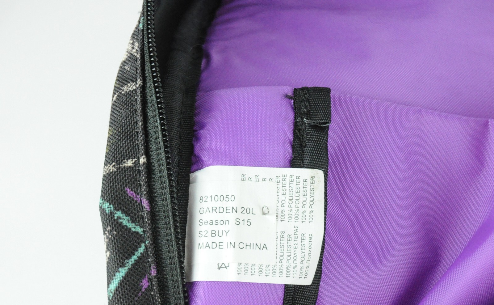 Dakine Garden Bag Mens 20L Backpack Padded Zip Bag Pattern