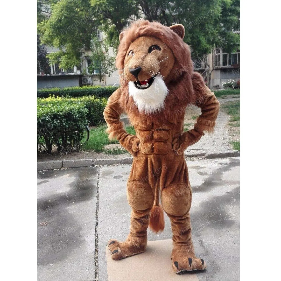 Halloween Lion Mascot Costume High Quality Cartoon Animal Anime theme character