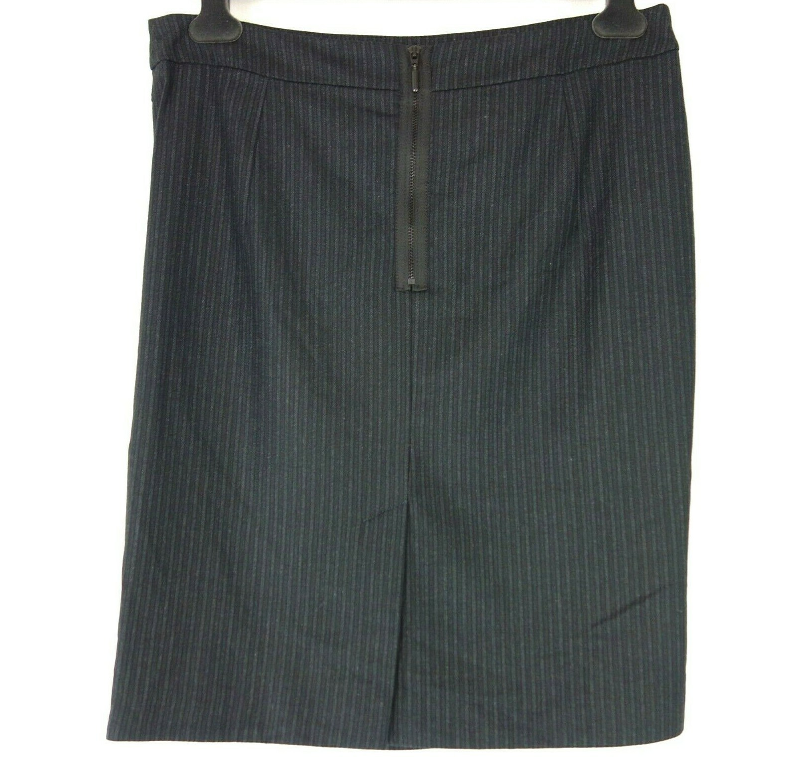 Expresso Skirt Gray XL 42 Womens Bodycon Business Elegant Pinstripe New