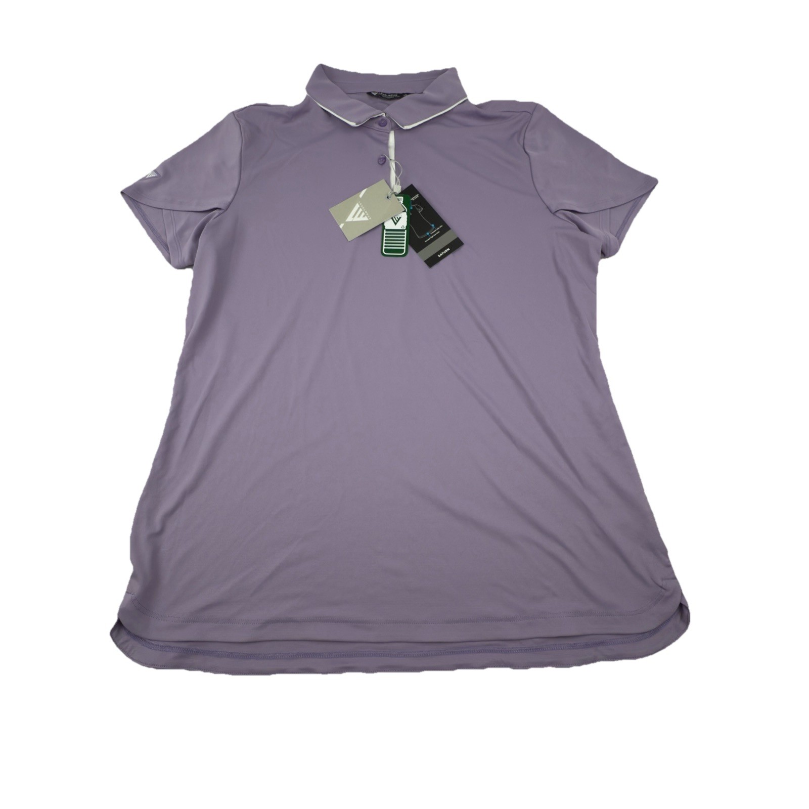LEVELWEAR Ladies Polo Golf Tank Top Purple Large Beautiful Quality New With Tags