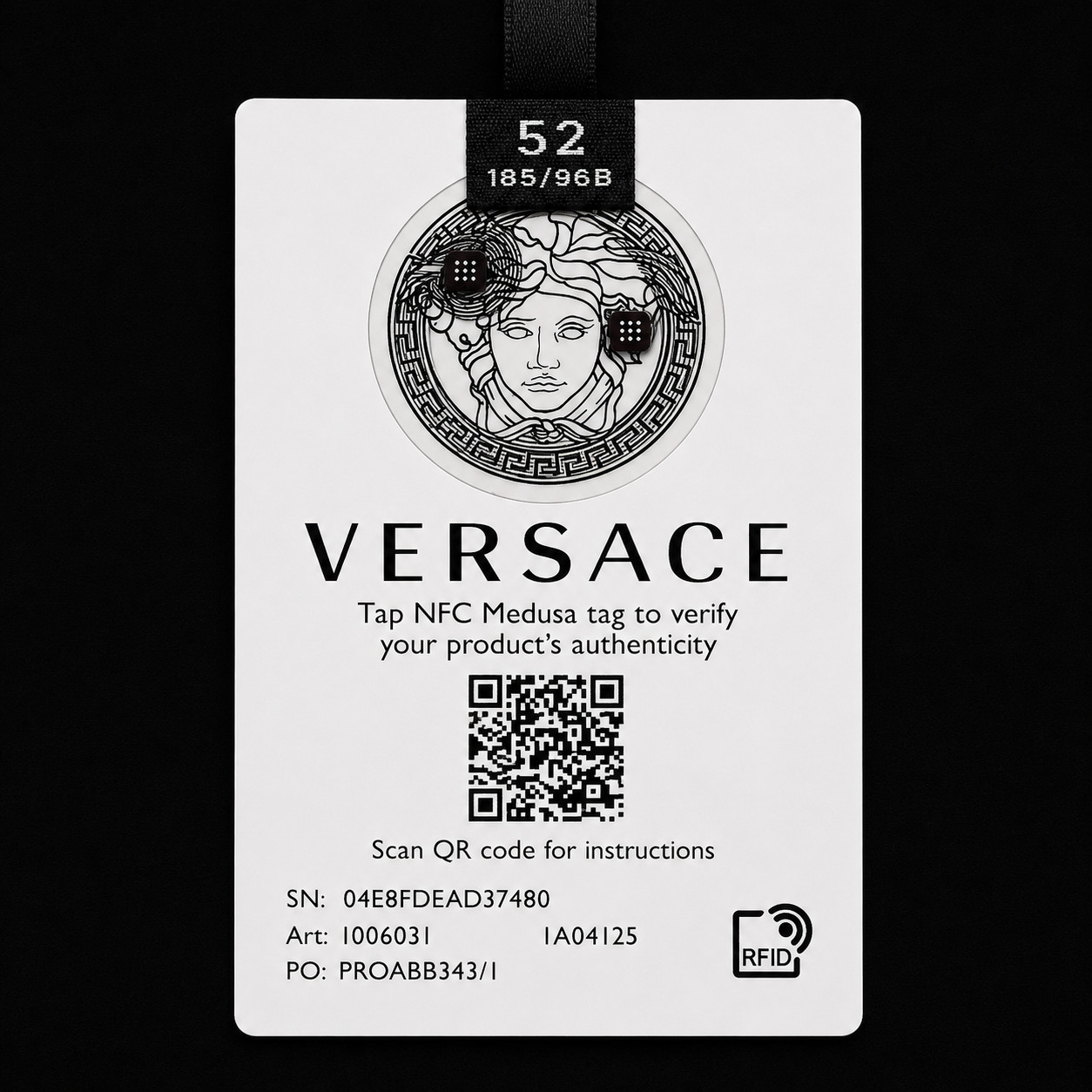Versace La Greca Short Down Jacket | Midnight Blue | Italian Size 52 (US L/XL)