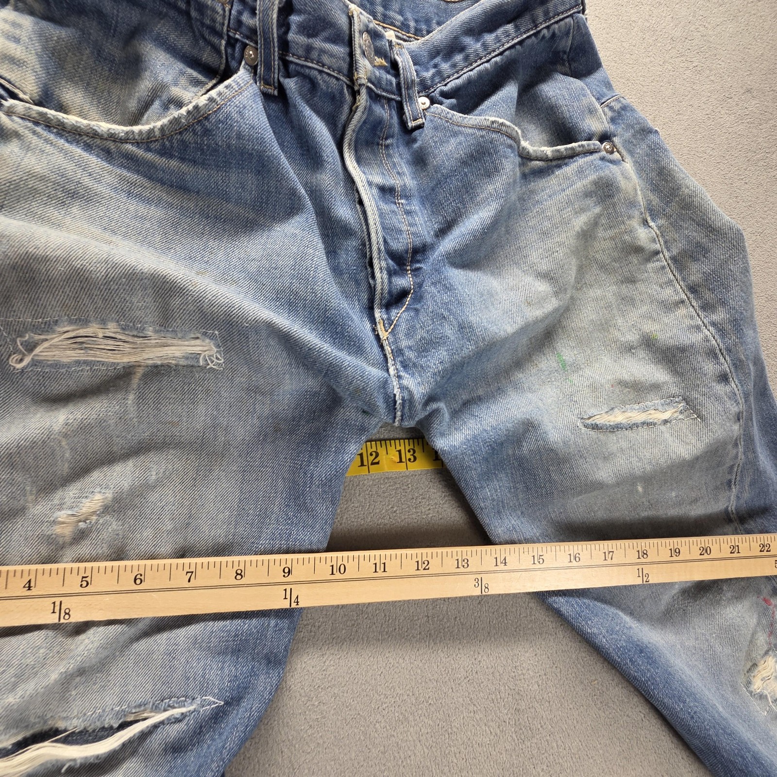 Vintage Levis Engineered Jeans Mens 32×32 Blue Twisted Medium Wash Button Fly