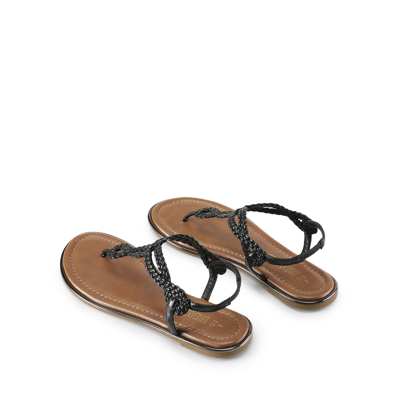 Women Casual Elastic T-Strap Thong Sandals Flip Flop Comfortable Flat Sandals