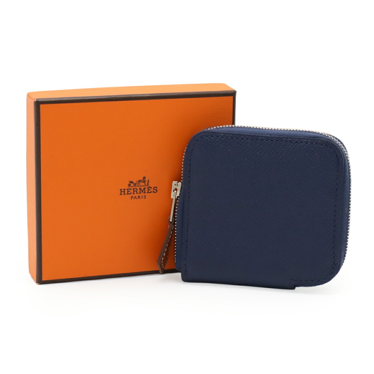HERMÈS Hermes Azap Silk’In Compact Mini Veau Epsom Coin Case – DUTY FREE