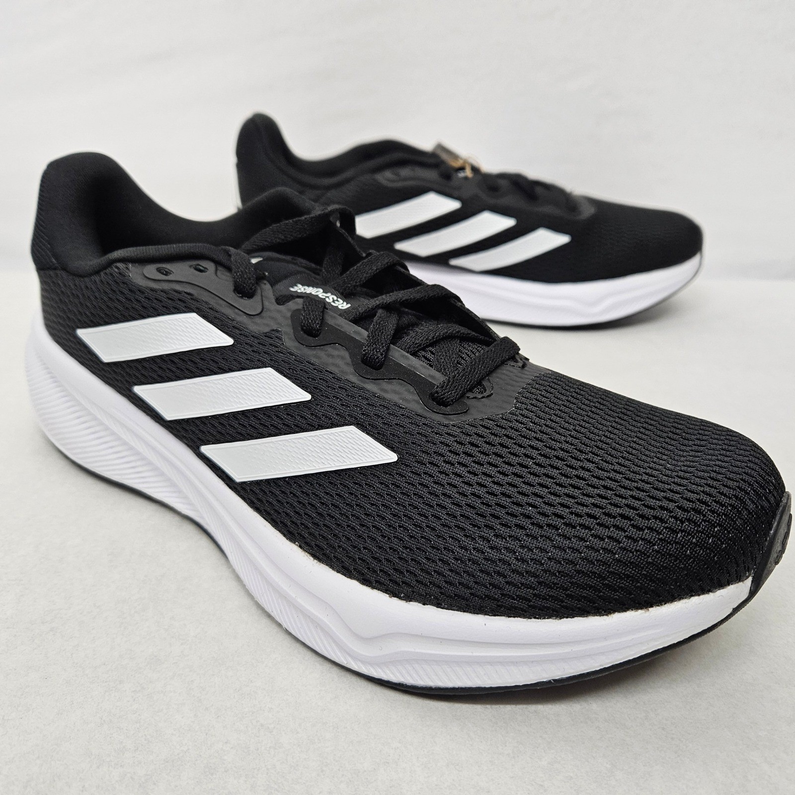 Adidas Response Running Shoes IH6007 Core Black White Men’s Size 11