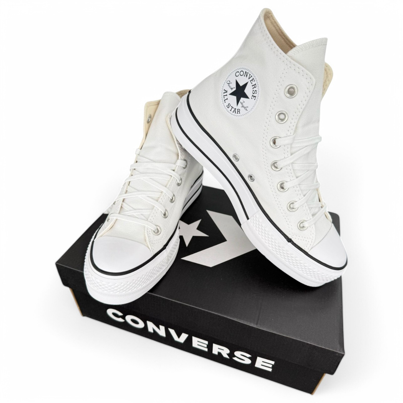 Converse Chuck Taylor LIFT HI High Top Canvas Platform Women US Sz 5-10.5 NEW