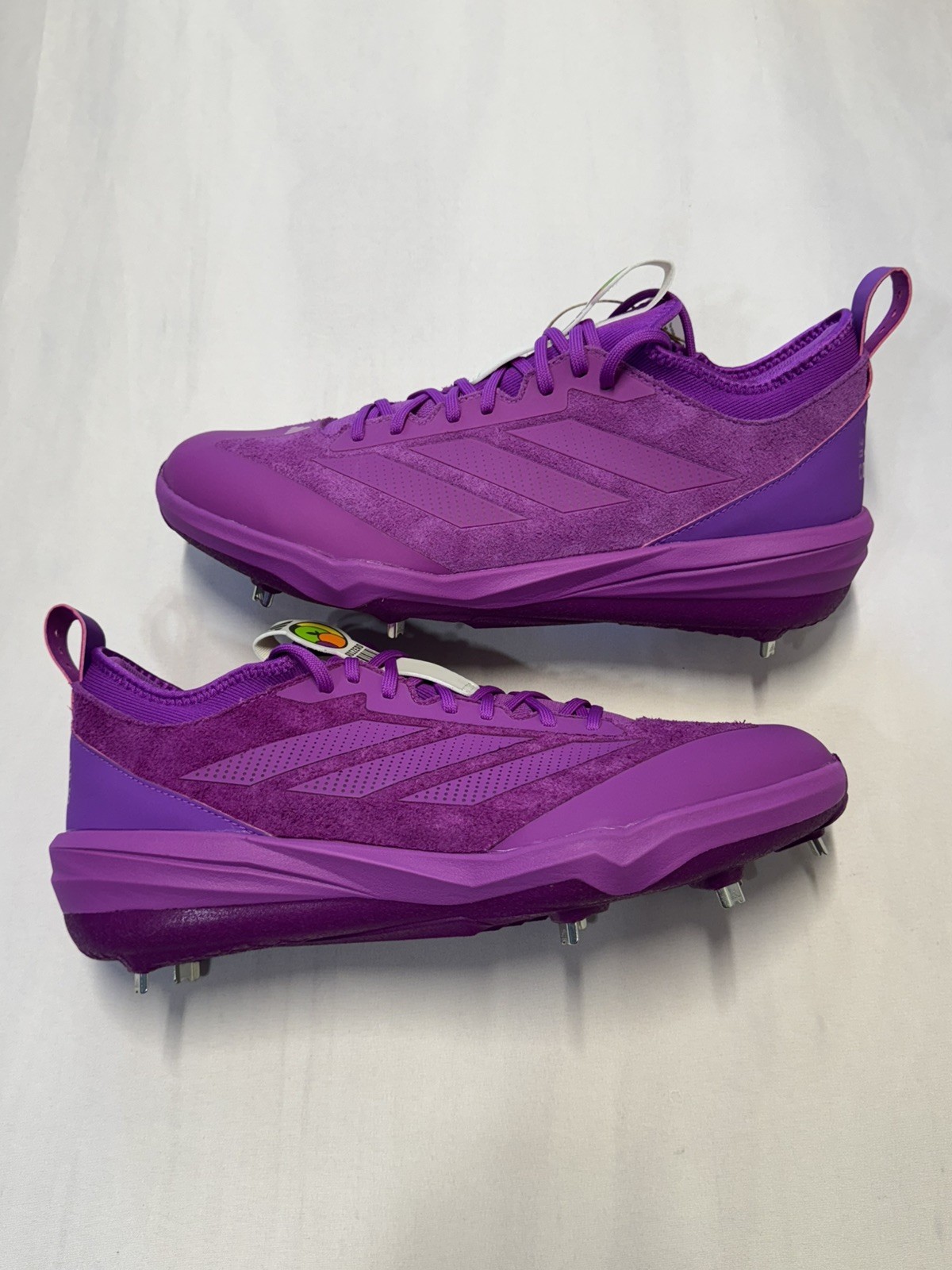 NWT Adidas Adizero Impact BSB Baseball Cleats Metal SOMOS Purple Burst Size 13.5