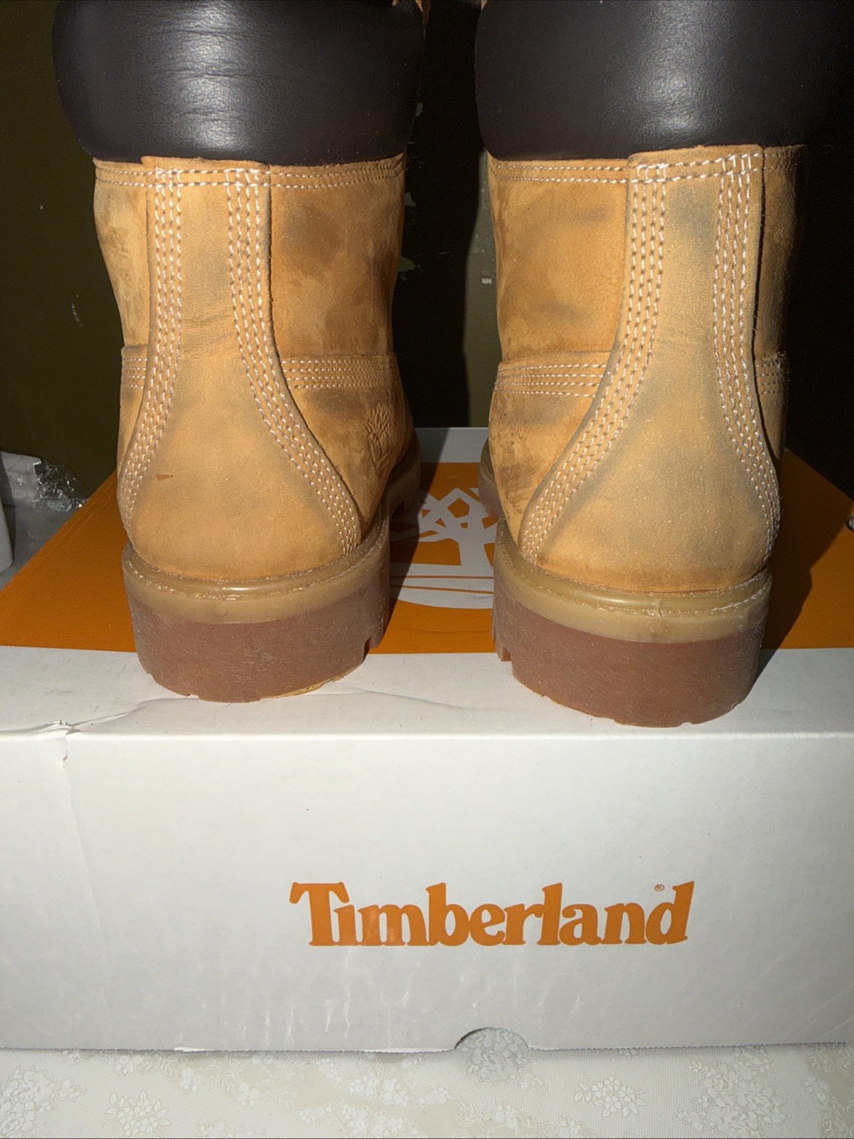 Timberland Men’s 6-inch Premium Waterproof Boot, Wheat Size 8.5M