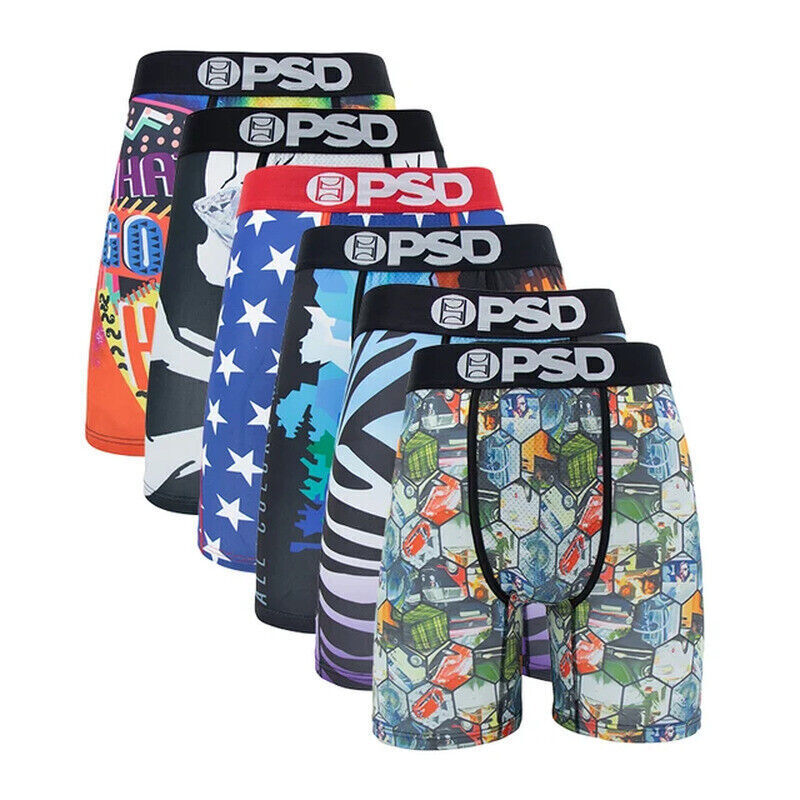 1X PSD Quick Dry Men Cotton Shorts PantsUnderwear Boxers Briefs (Random Color)
