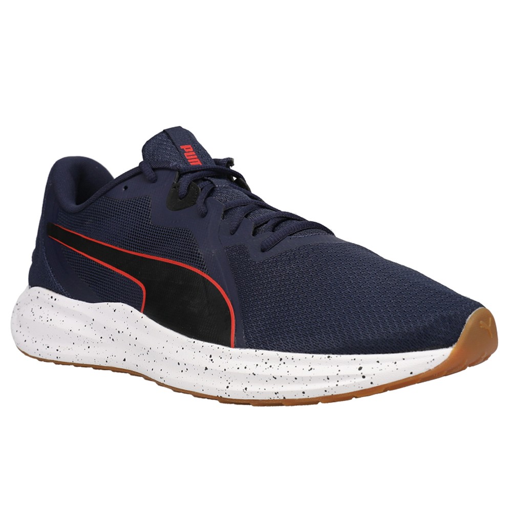 PUMA Twitch Runner Speckle Running Mens Blue Sneakers Athletic Shoes 377196-01