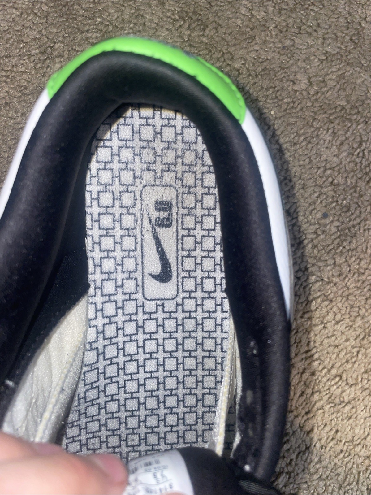 Nike 6.0 Two-Headed Mutant Dunk Metallic Silver Low Used Great Condition Size7.5