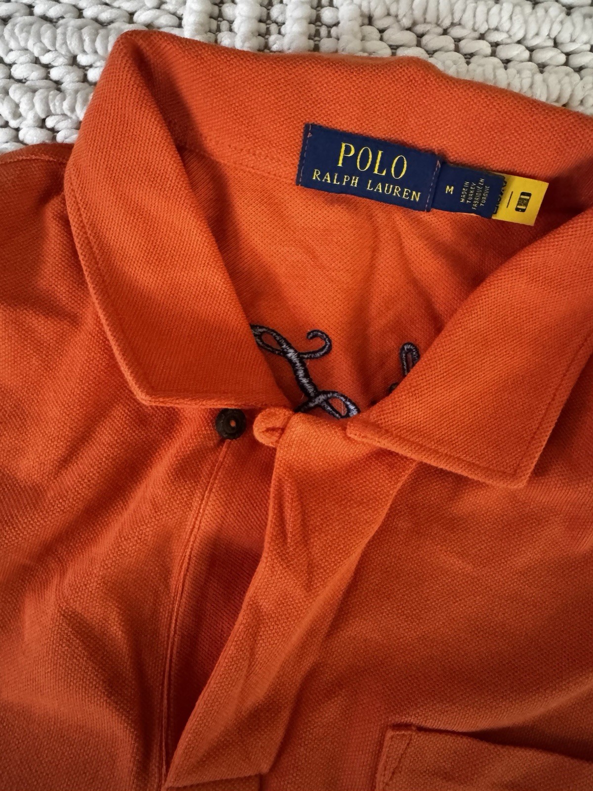 Polo Ralph Lauren SP26 PROTO Sample Camp Collar Shirt Embroidered Sunset Rare