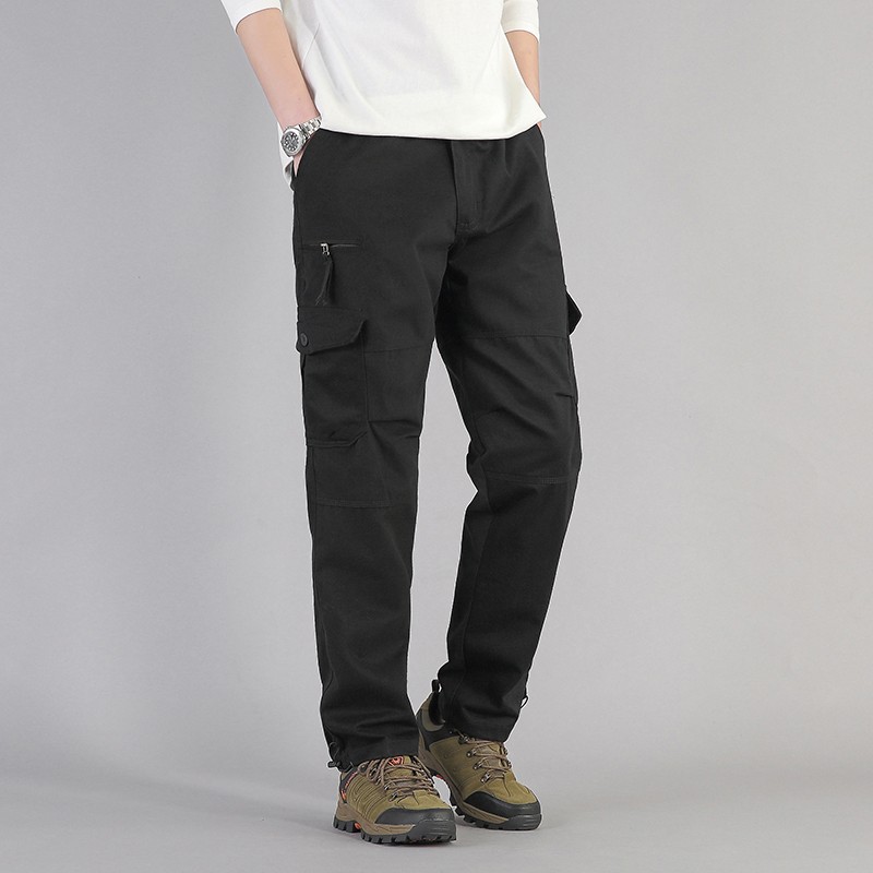 Cargopants Mens Tactical Cargo Casual Trousers Waterproof Hiking Outdoor Pants