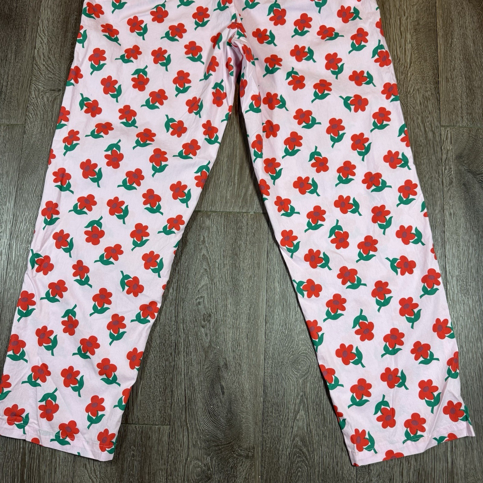 GOLF Wang Men’s Floral Print Pink Button-Front Shirt and Pant Set Medium
