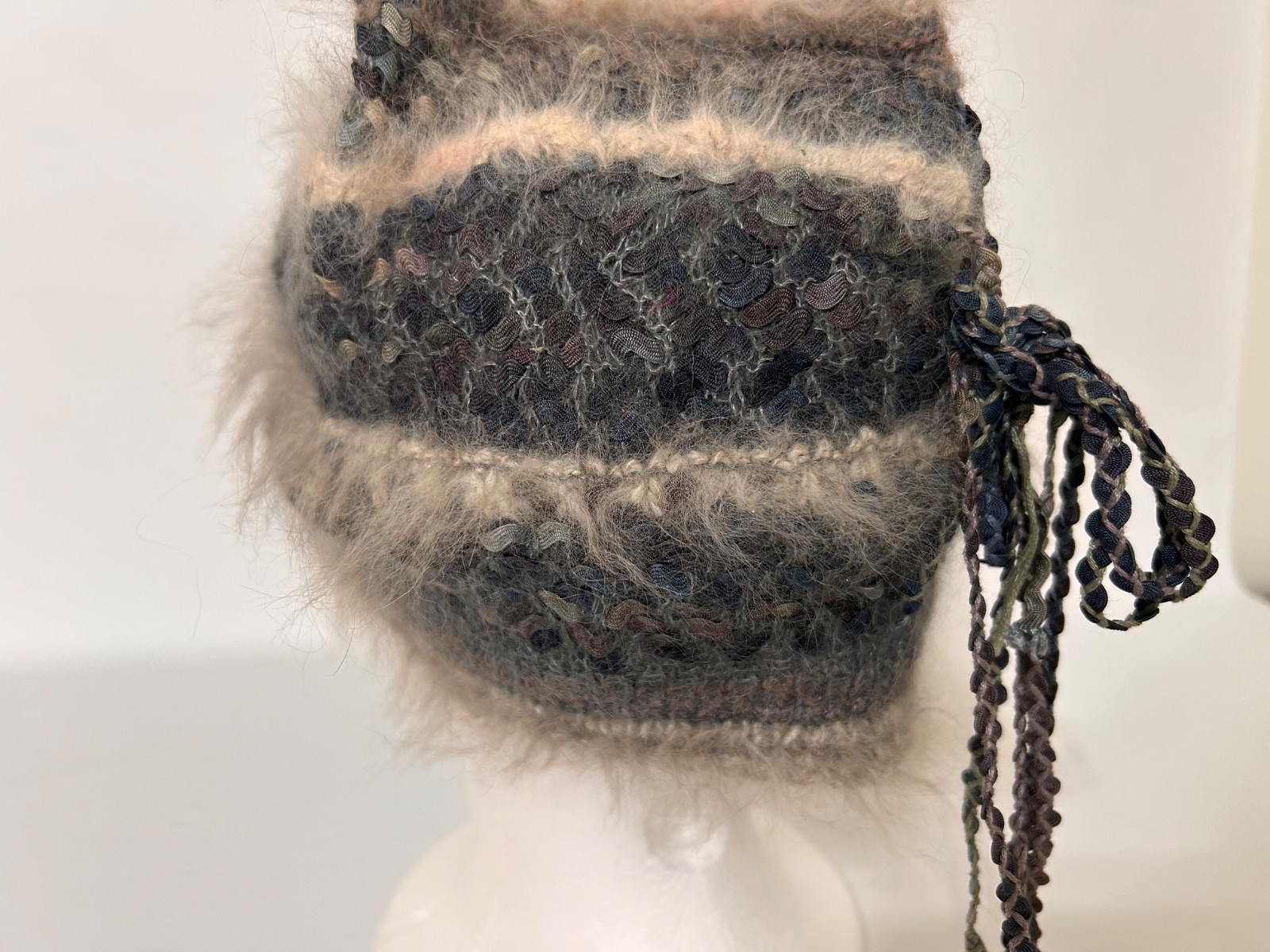 The Sensuous Fiber Slouch Beanie Hat Alpaca Blend Handmade Fashion Roomy