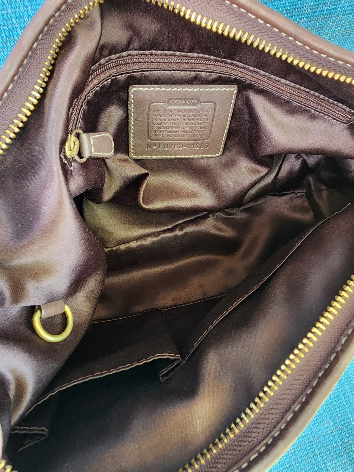 Coach Y2K Brown Leather Ergo Hobo Shoulder Bag – VINTAGE Classic- Pre Owed -Look