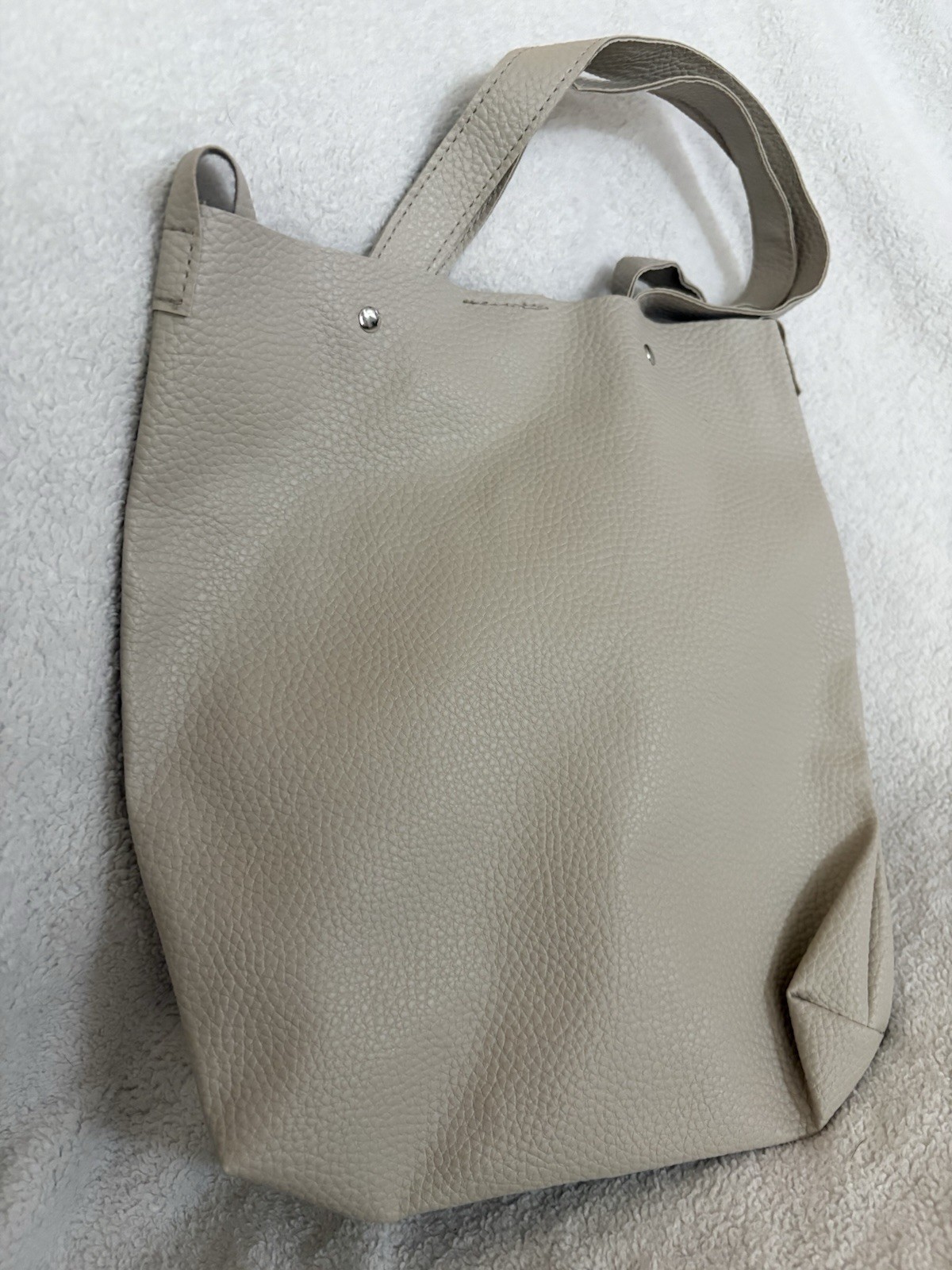 Beige Snap Bag Made In Myanmar