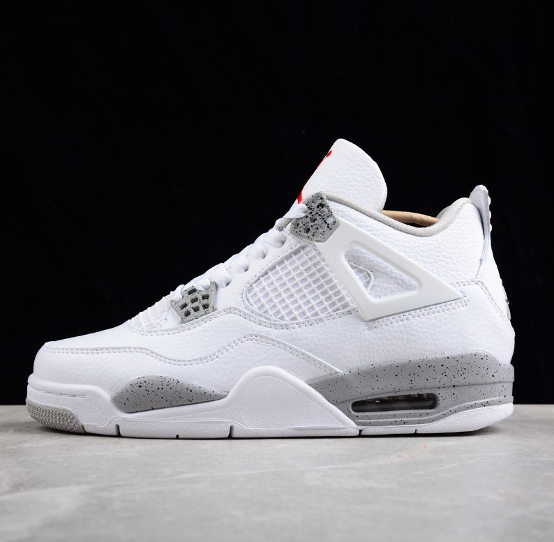 Jordan 4 Retro “White Oreo ” Men’s US Size 7-12 Basketball Shoes Mid Top