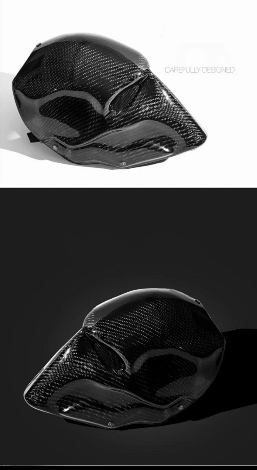 Real Carbon Fiber Full Face Mask Halloween Evil Mask MaleDeathstroke