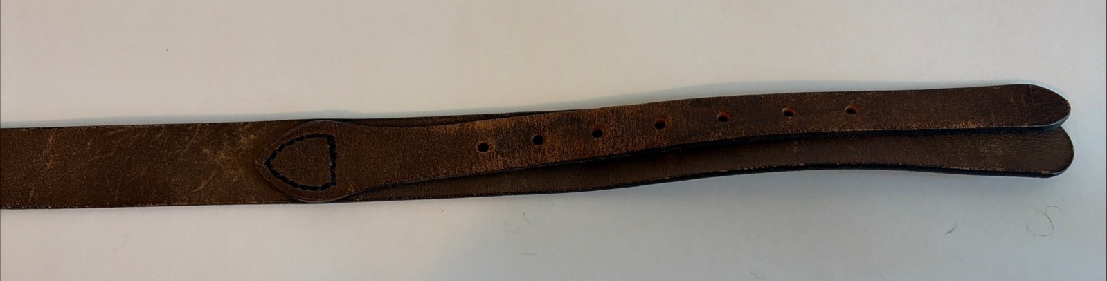 C.C. FILSON Co. 1 1/4″ Ranger Belt Brown Bridle Leather & Brass #206 Sz 38 RARE