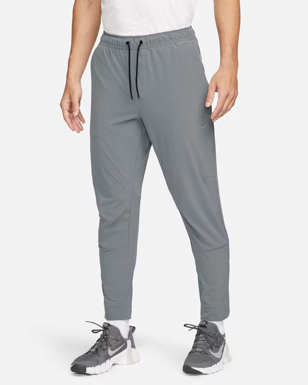 Nike Unlimited Versatile Pants Men Large Grey Dri-FIT Zippered Cuffs Performance