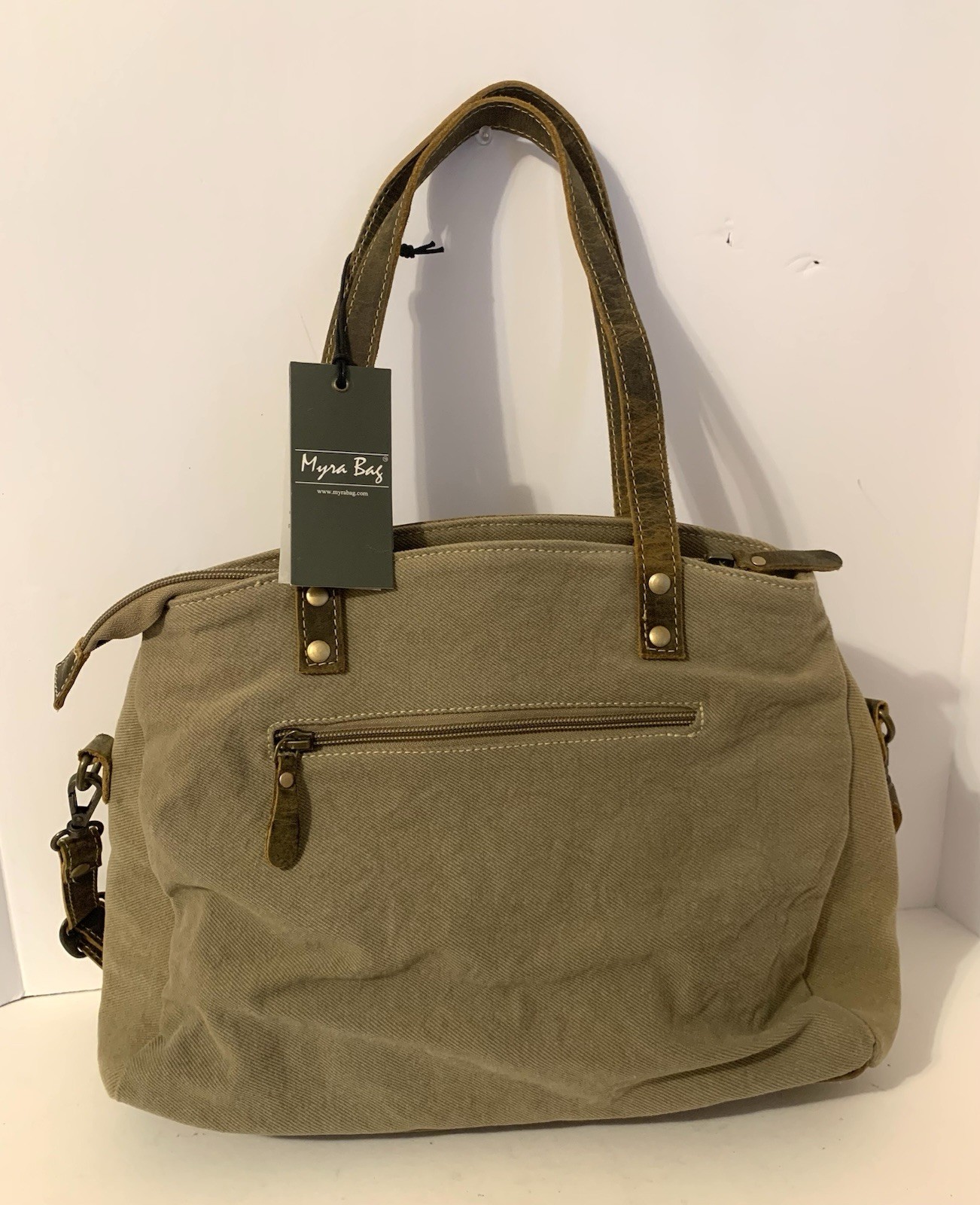 Myra Bag Cherish Tote Purse Shoulder Strap And Double Handles NWT Zipper