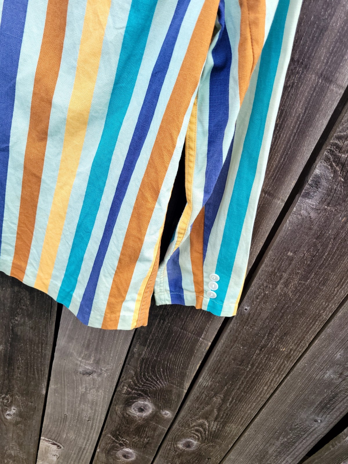 White Stag Original Sailcloth Rare 1950s VTG Women’s Multicolor Striped Blazer