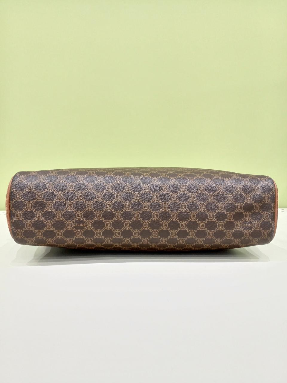 CELINE Macadam pattern second bag 10.6 inch