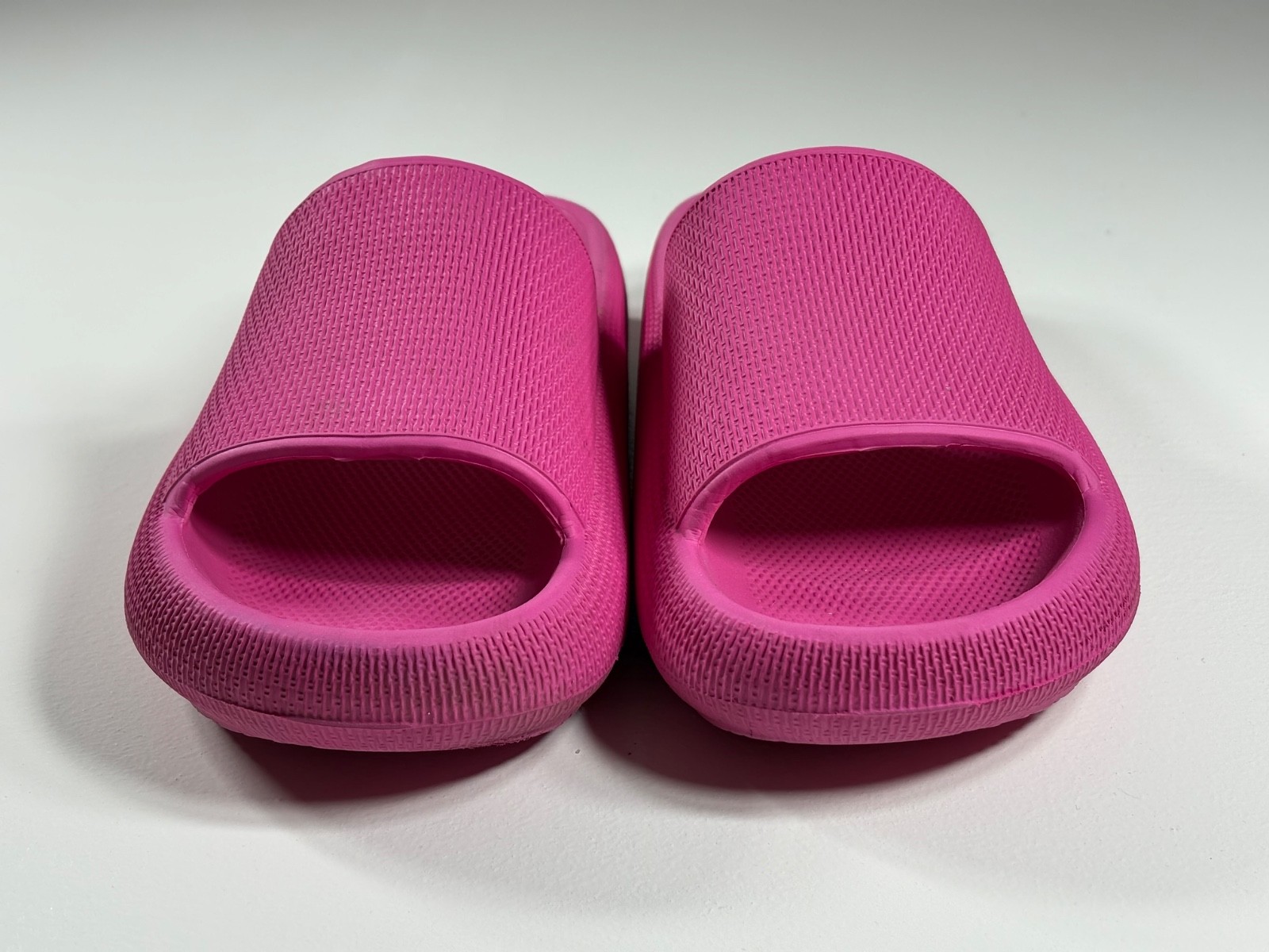 MIA Slides Womens 7 Pink Comfort Sandals Soft Cushion Slip On Pool Beach Casual