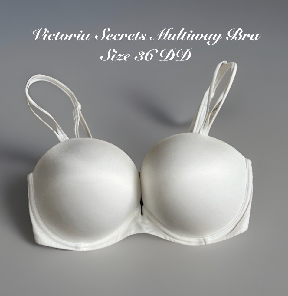 Victoria’s Secret White 36DD Very Sexy Push Up Add Strapless Multiway Bra
