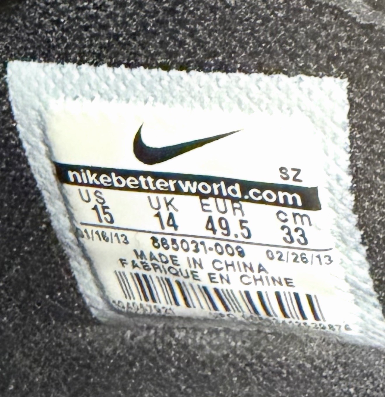 Nike ACG Waterproof Leather Boots Black Men’s US 15 EU 49.5 Hiking Trail Shoes