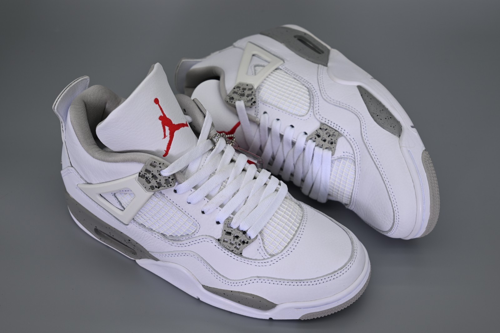 Jordan 4 Retro “White Oreo ” Men’s Basketball Shoes Mid Top US Size 7-12