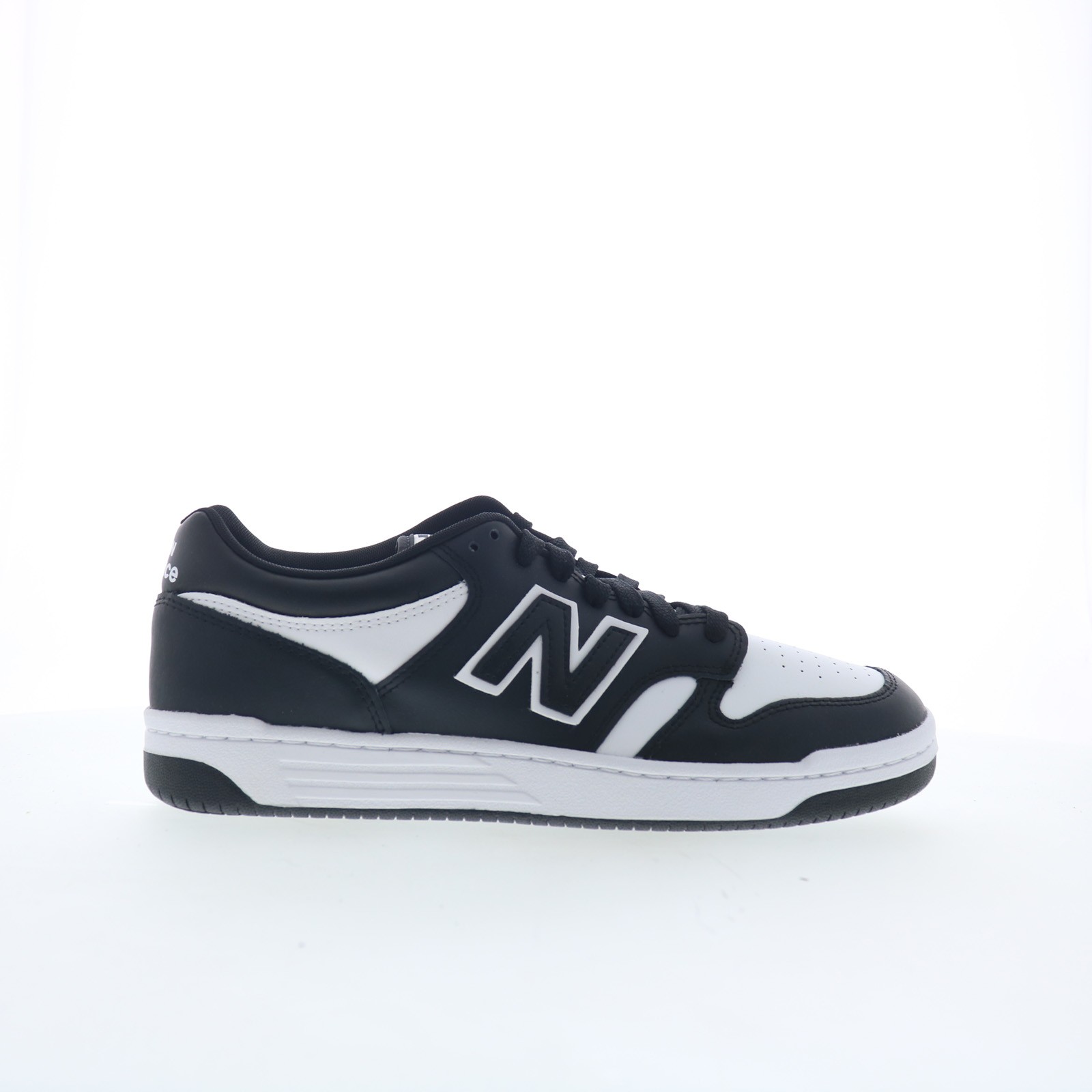 New Balance 480 BB480LBA Mens White Leather Lifestyle Sneakers Shoes