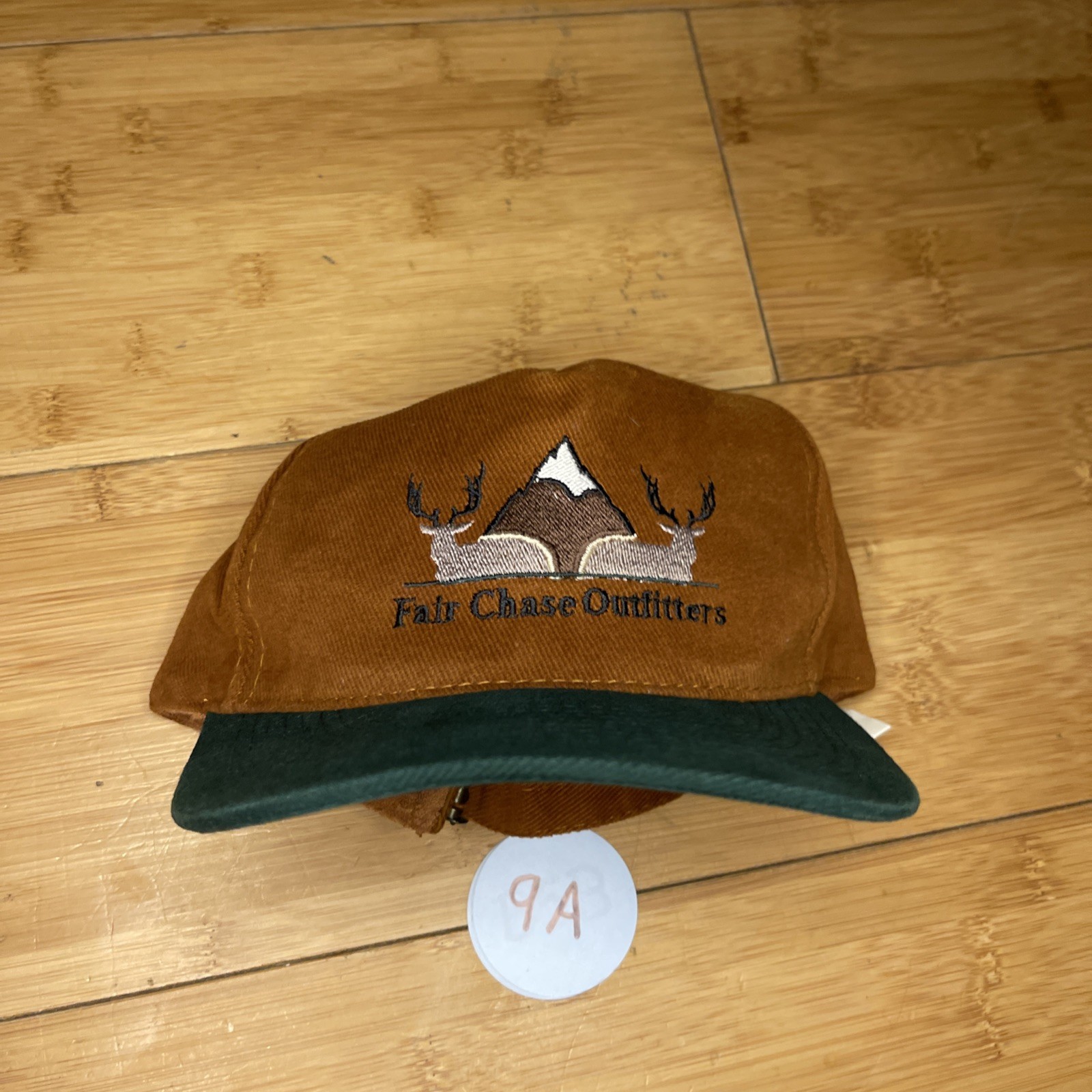 Fair Chase Outfitters Fall Brown Green Buck Deer A-Frame Strapback Hat Unisex