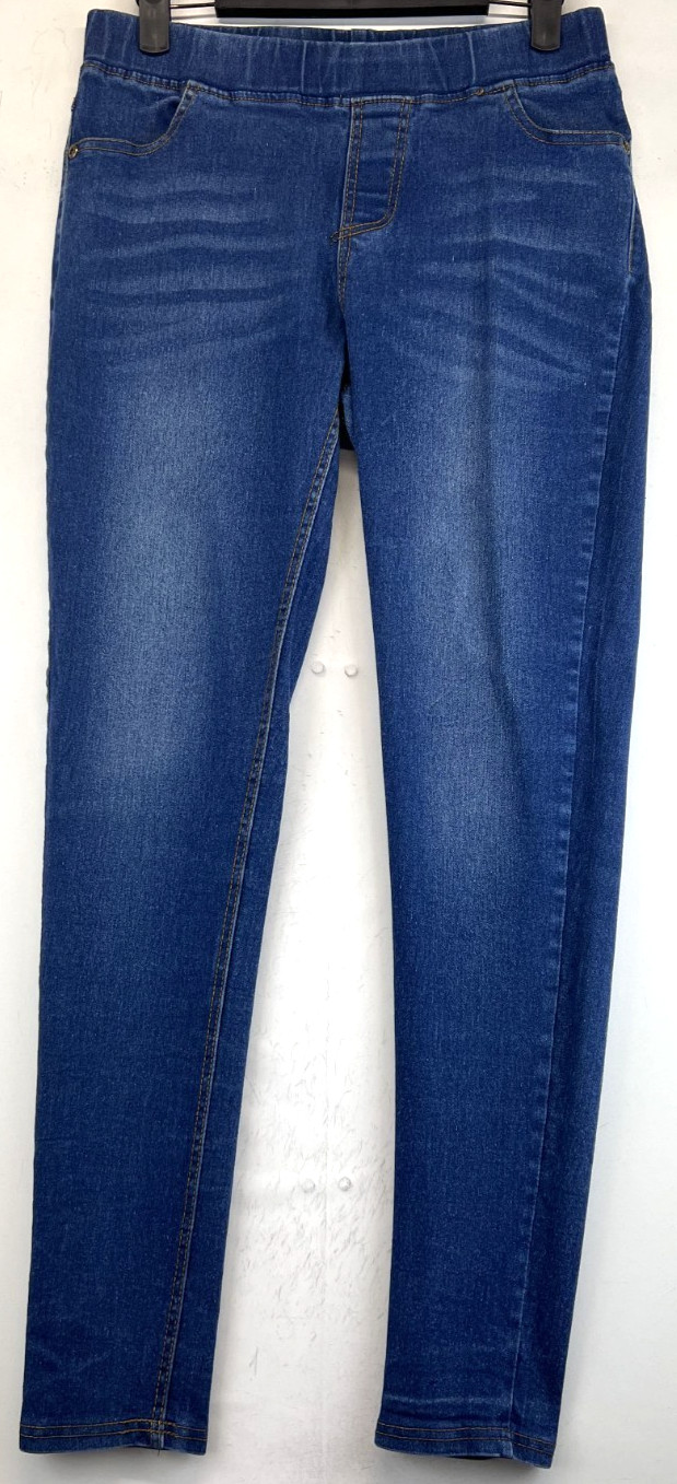 Jvini Fashion Jeans – Womens Size M – Blue – Pull On Jegging – Stretch (4585)