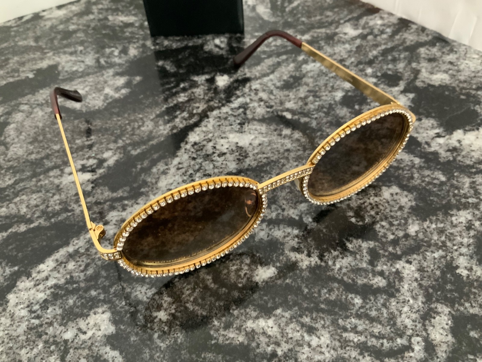 9FIVE 24k Gold Sunglasses CR-39 with box and original sales order w/small flaw