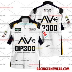 Taylor Gray Nascar Racing 2026 Uniform Apparel Clothes Hawaiian Polo Shirts