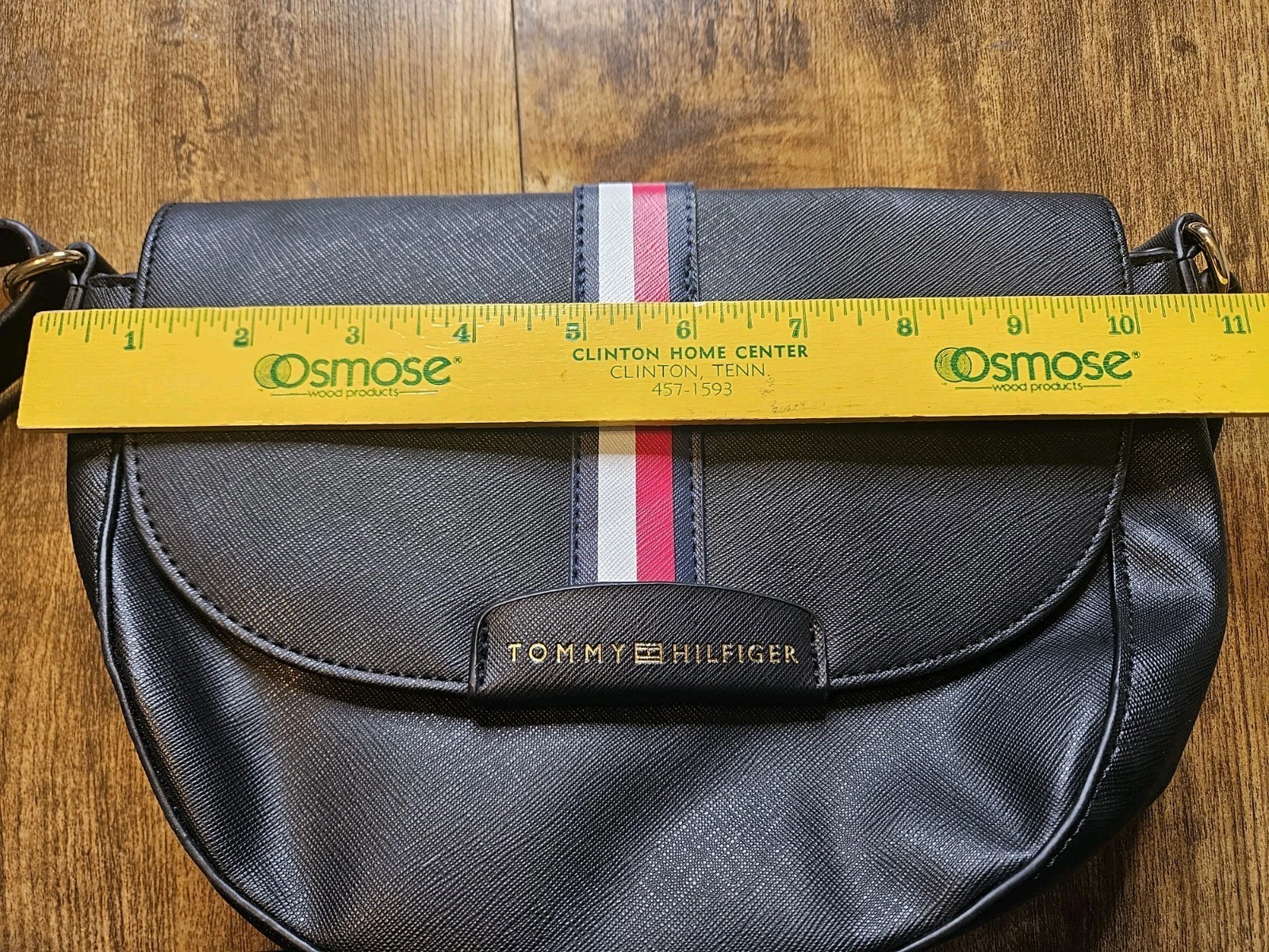 NEW Tommy Hilfiger Keri Semi-Circle Logo Crossbody Bag w/Adjustable Strap MARK