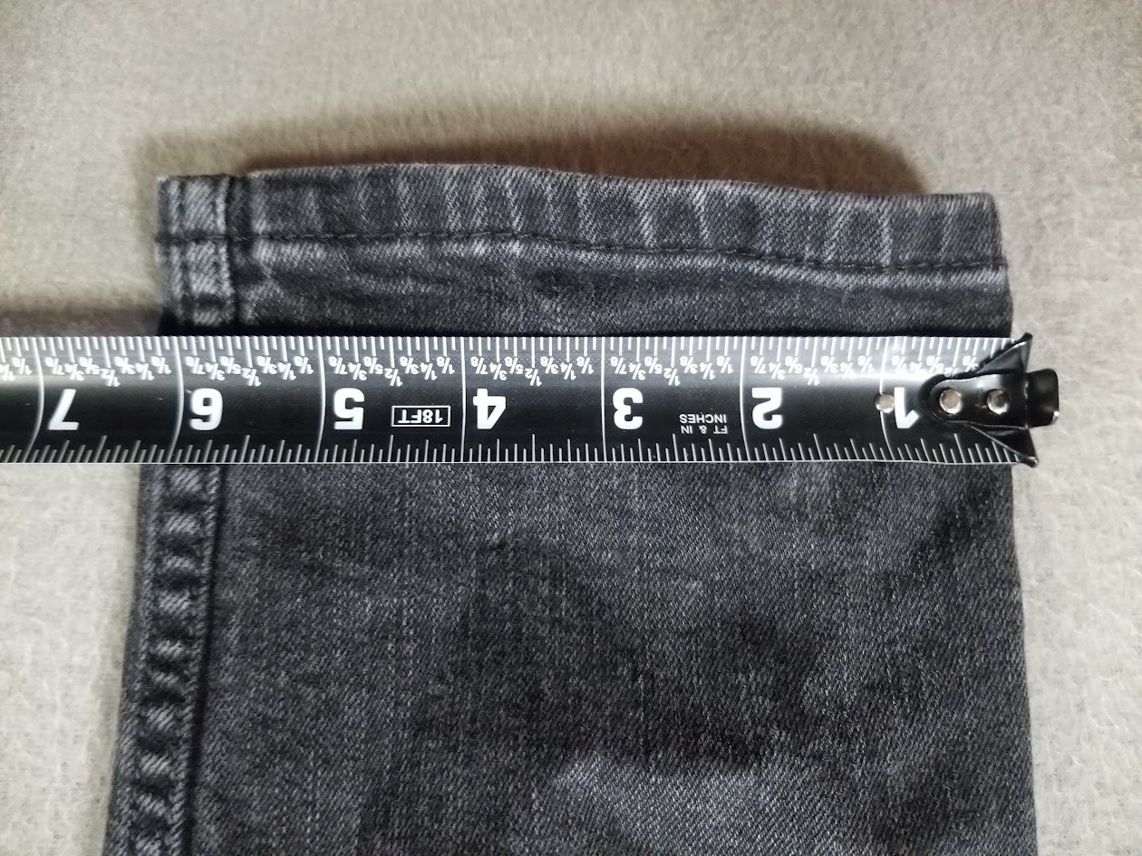 Levis 512 Jeans Men 36×29 Black Slim Tapered Fade Stretch Denim Dark Stonewash