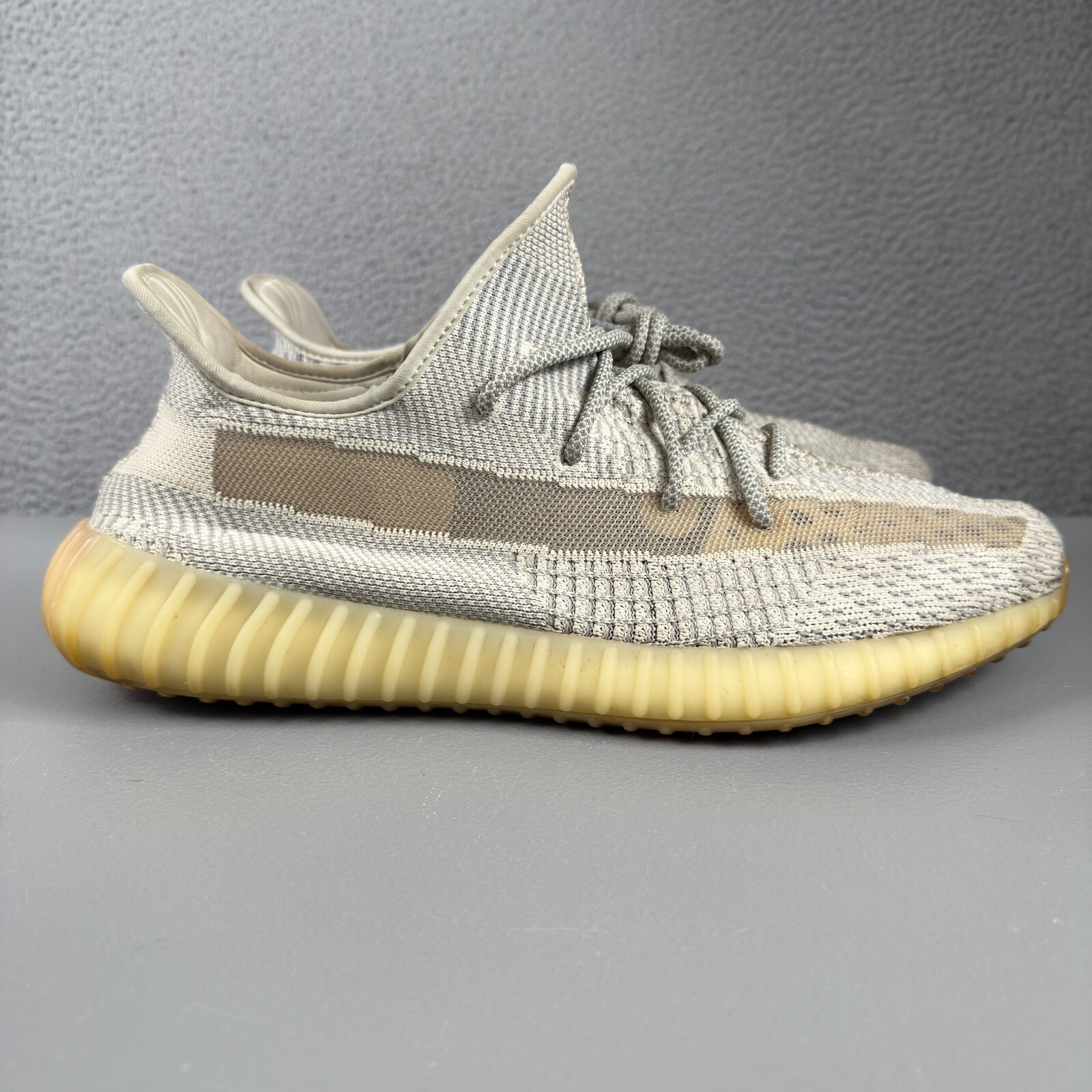 YEEZY Boost Shoes Mens 14 Beige 350 V2 Lundmark Adidas Reflective Laces FU9161