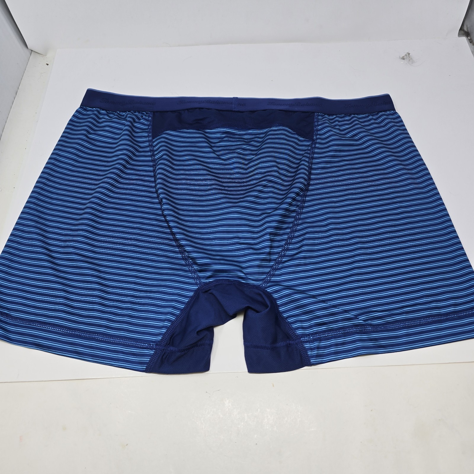 Tommy Bahama Men’s Size 2XL 2 pack Mesh Tech Boxer Briefs Blue White XXL