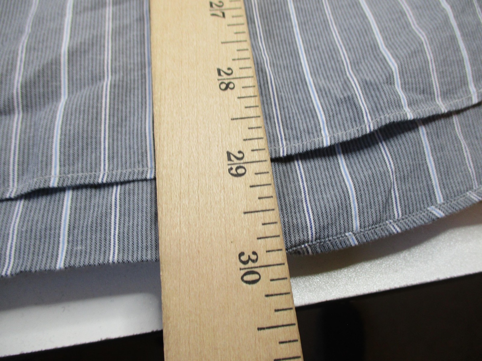 Brioni Neiman Marcus Shirt Mens 15 Medium Gray Pinstripe French Cuff Made Italy