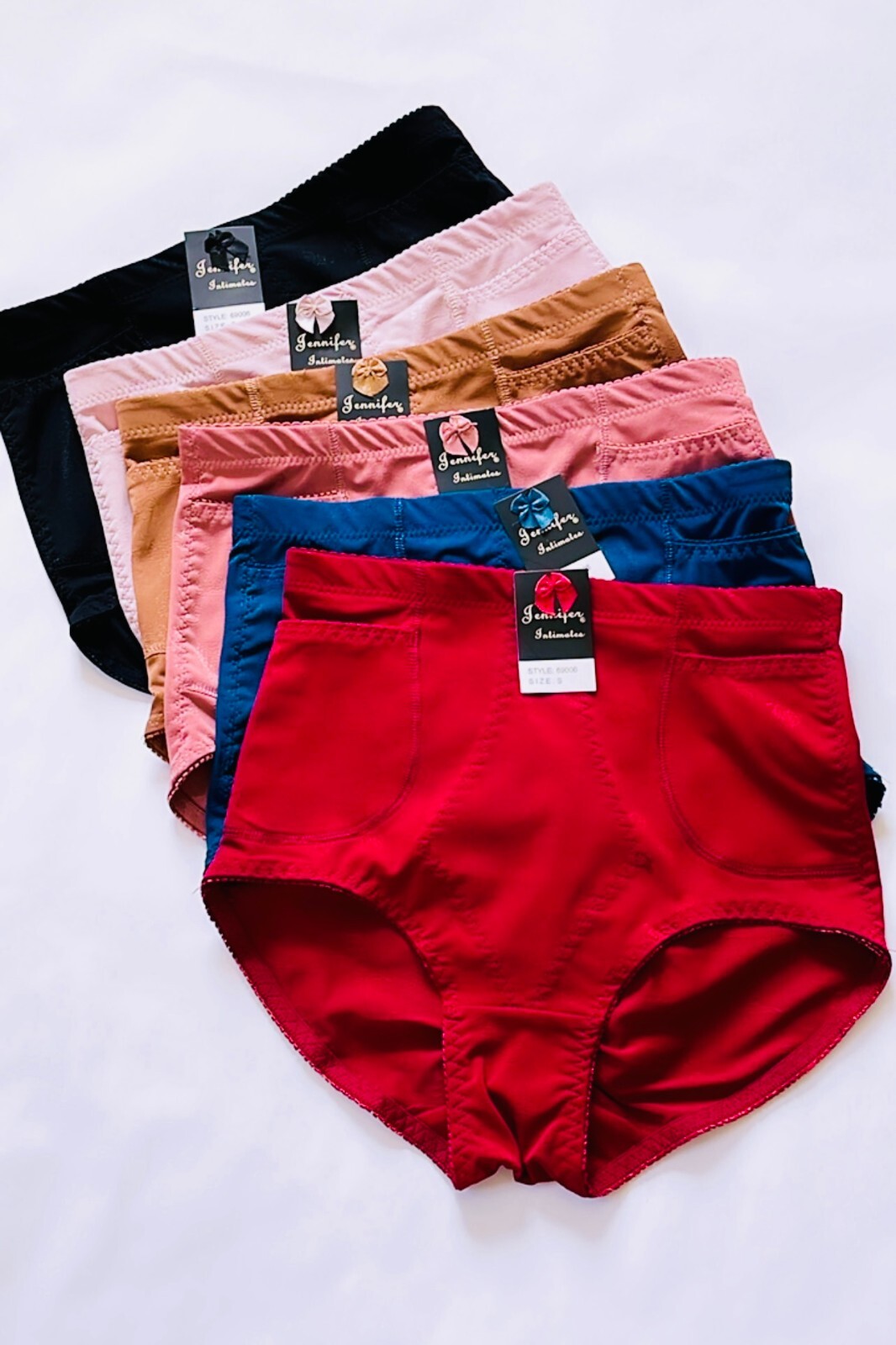 3/6 Pack High Waist Briefs Girdles Panties Tummy Control 2 pocket Travel Plus Sz