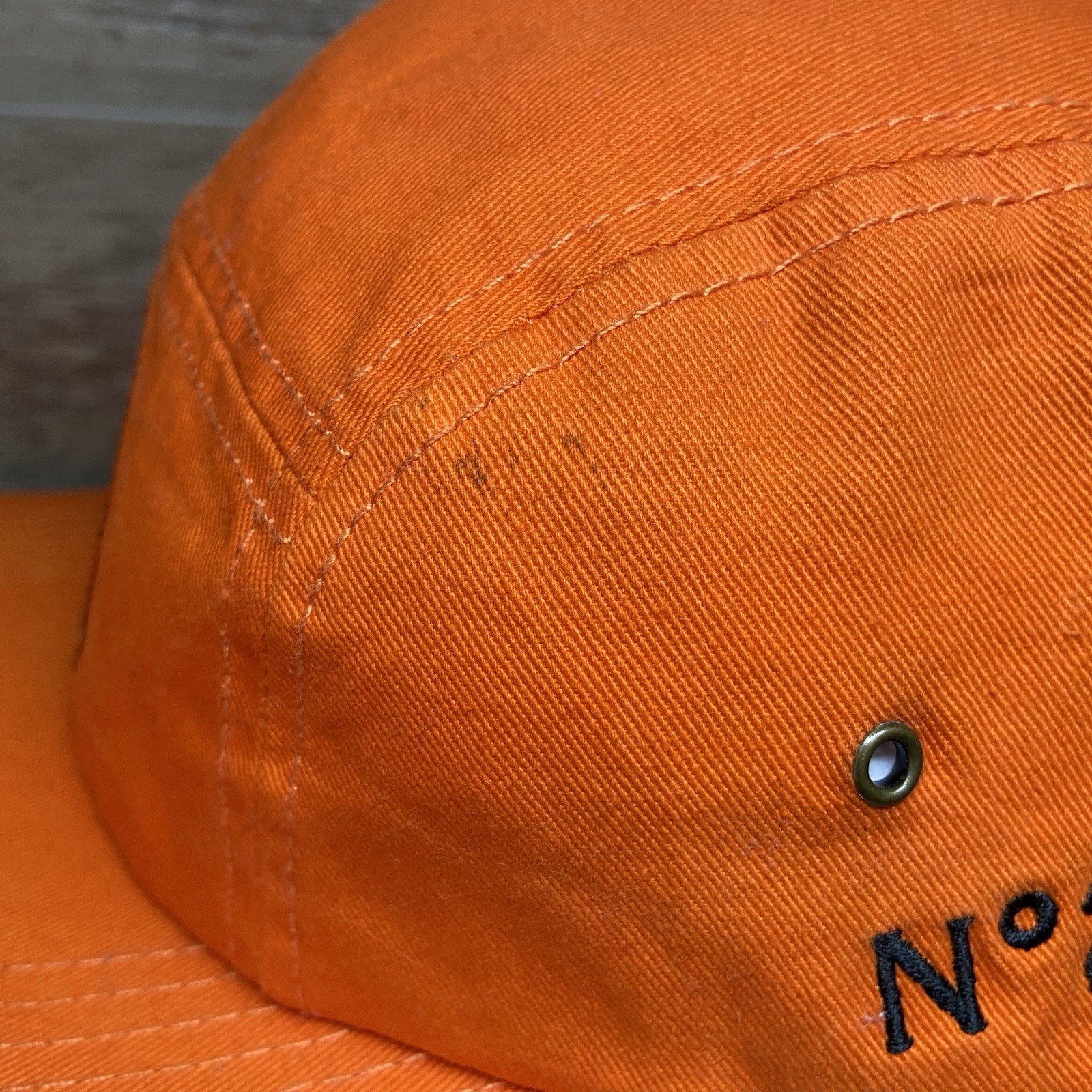 Zig Zag Rolling Papers No. 225 Hat Hunter Blaze Orange Adjustable 5 Panel RARE