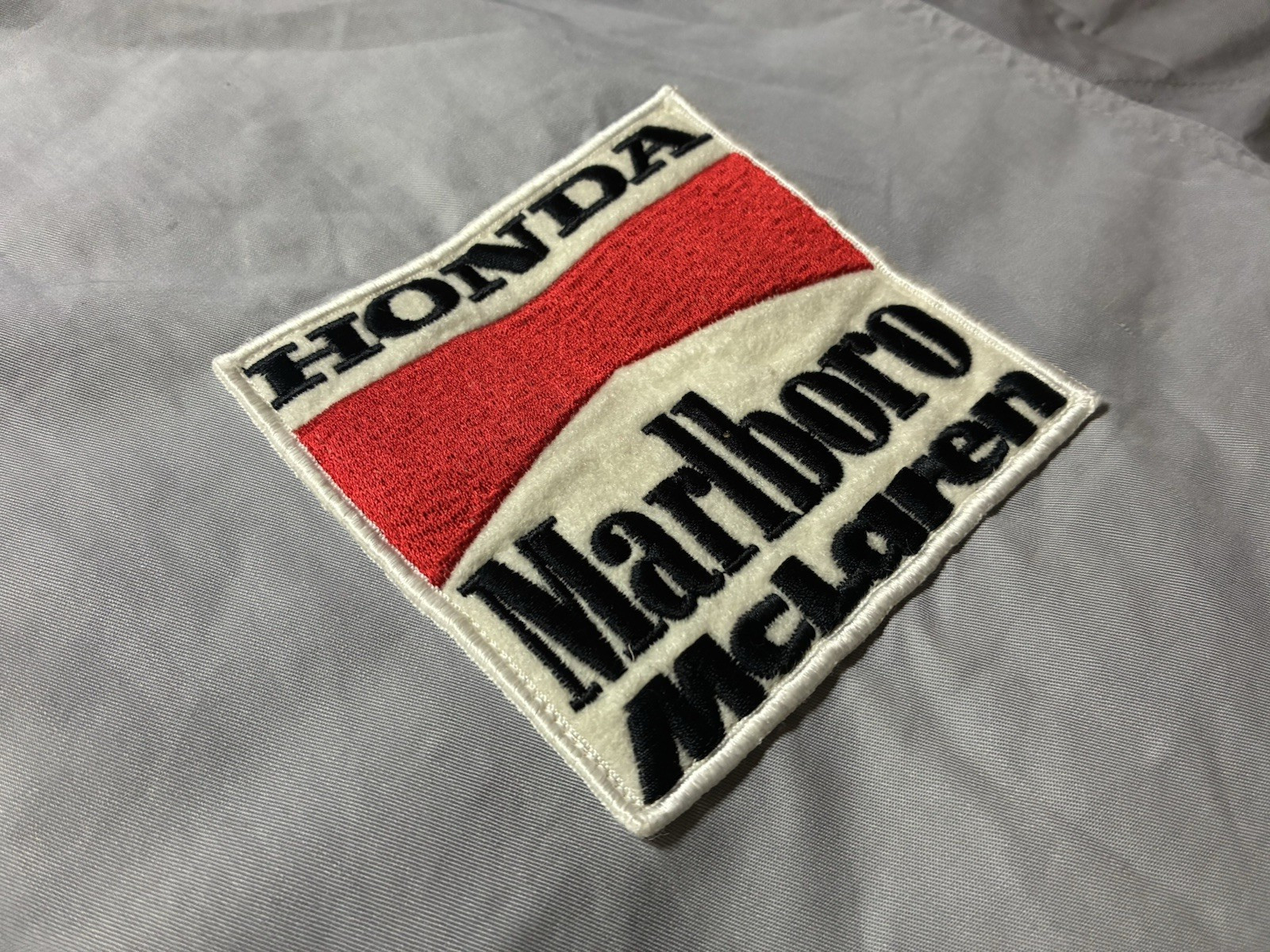 Marlboro McLaren Honda Formula 1 Racing Team Jacket Cotton Size LL Vintage 90s
