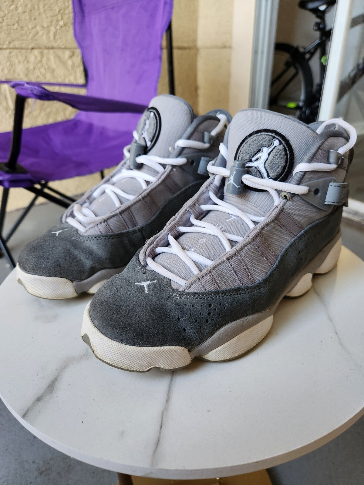 Jordan 6 Rings Cool Gray Size 5.5Y